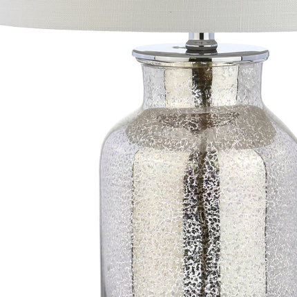 25" Clear Novelty Table Lamp With Drum Shade