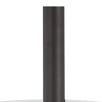 27" White Novelty Table Lamp With Globe Shade