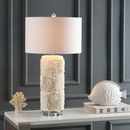 29" Clear Novelty Table Lamp With Drum Shade