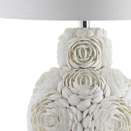 24" Clear Novelty Table Lamp With Drum Shade