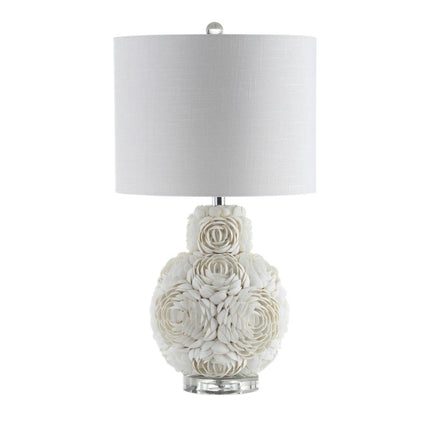 24" Clear Novelty Table Lamp With Drum Shade