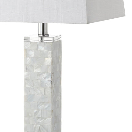 Set of Two 29" Clear Novelty Table Lamps With Shades