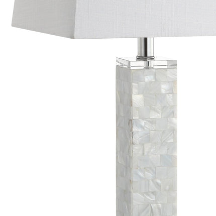 Set of Two 29" Clear Novelty Table Lamps With Shades