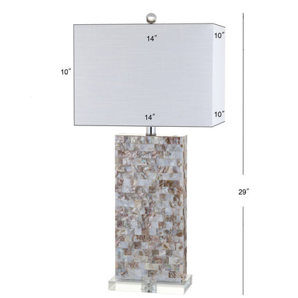 29" Clear Novelty Table Lamp With Shade