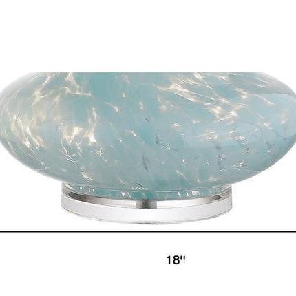 29" Clear Novelty Table Lamp With Globe Shade