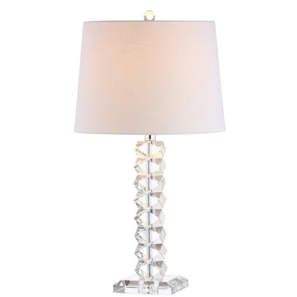 26" Clear Novelty Table Lamp With Drum Shade