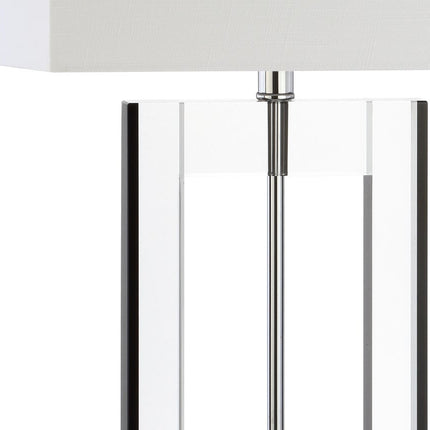 26" Clear Novelty Table Lamp With Drum Shade