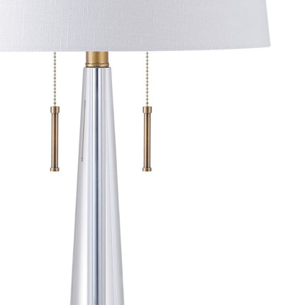 30" Gold Novelty Table Lamp With Empire Shade