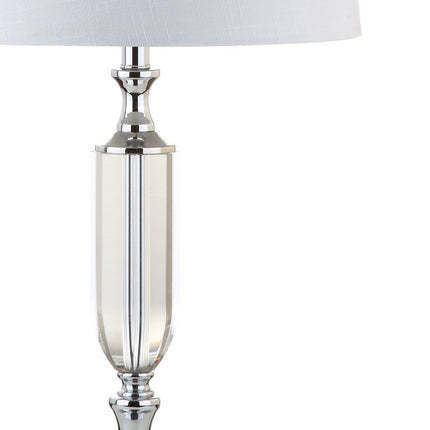 27" Silver Novelty Table Lamp With Empire Shade