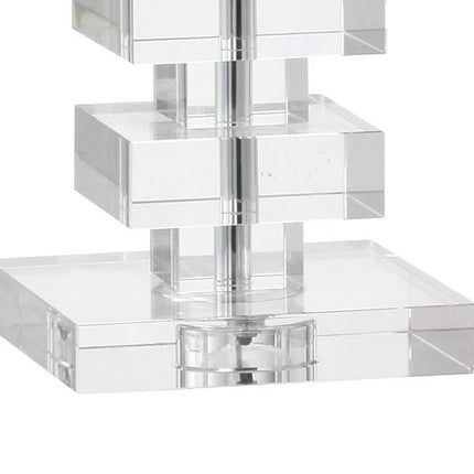 28" Clear Novelty Table Lamp With Shade