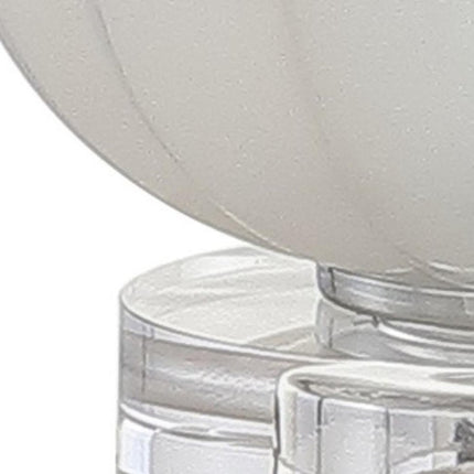18" Clear Novelty Table Lamp With Drum Shade