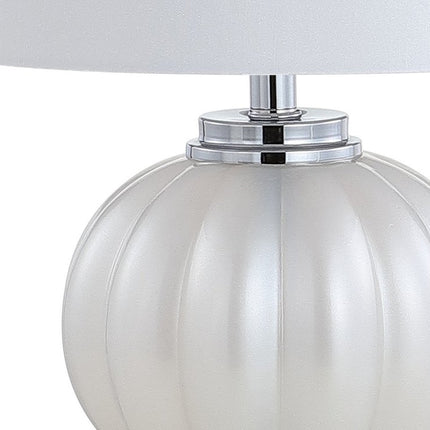 18" Clear Novelty Table Lamp With Drum Shade