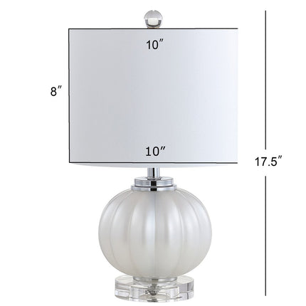 18" Clear Novelty Table Lamp With Drum Shade