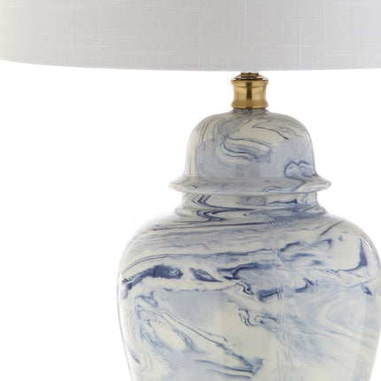 26" Gold Novelty Table Lamp With Drum Shade