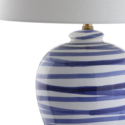 29" Gold Novelty Table Lamp With Drum Shade