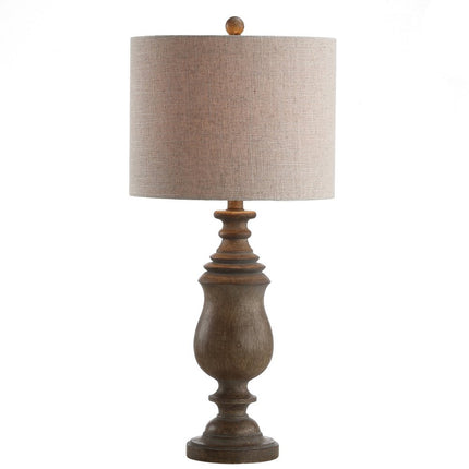 29" Brown Novelty Table Lamp With Globe Shade