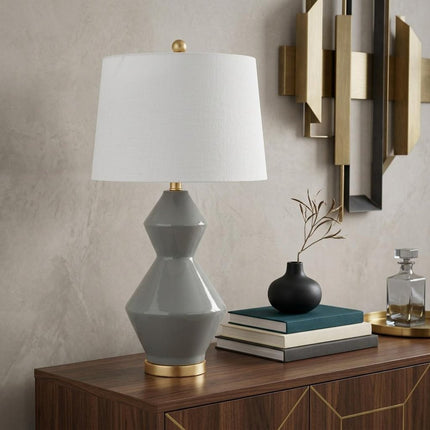 29" Gold Novelty Table Lamp With Globe Shade