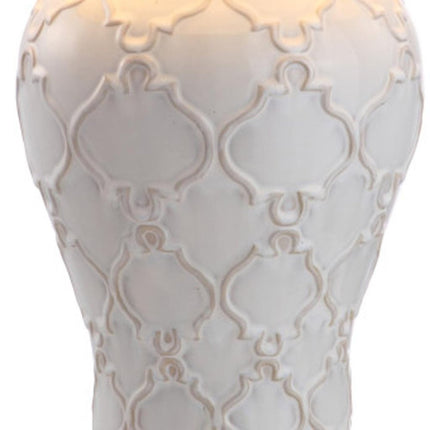 29" Gold Novelty Table Lamp With Drum Shade