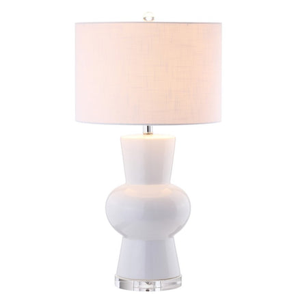 29" Clear Novelty Table Lamp With Drum Shade