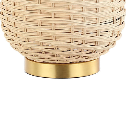 25" Gold Urn Table Lamp With Empire Shade