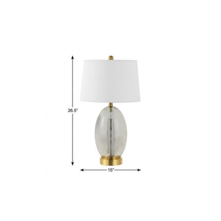 27" Gold Novelty Table Lamp With Empire Shade
