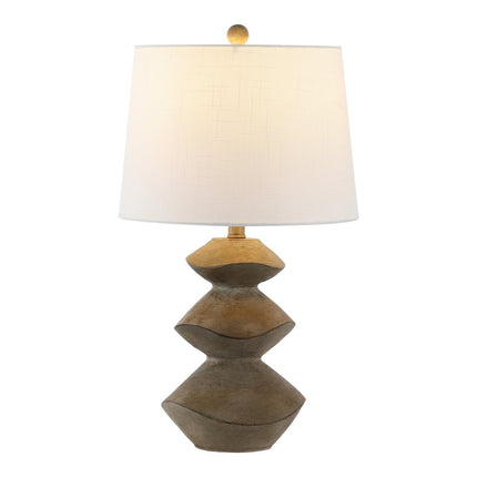 25" Clear Novelty Table Lamp With Empire Shade