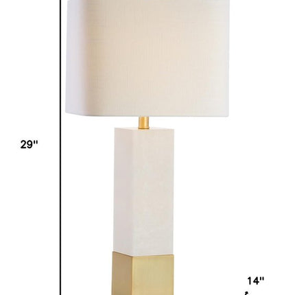 29" Gold Novelty Table Lamp LED With Shade