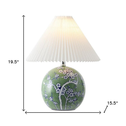 20" Clear Novelty Table Lamp With Cone Shade