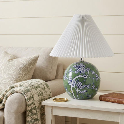 20" Clear Novelty Table Lamp With Cone Shade