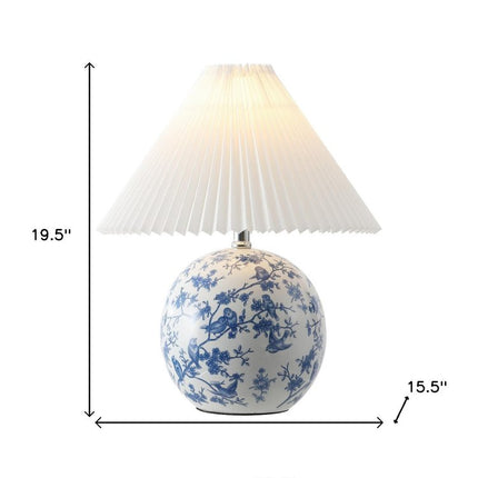 20" Clear Novelty Table Lamp With Cone Shade
