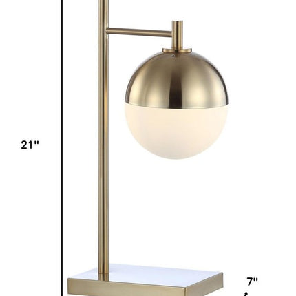 21" Gold Table Lamp LED