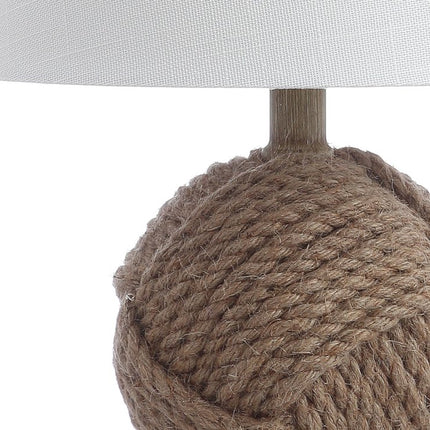 18" Clear Novelty Table Lamp LED With Globe Shade