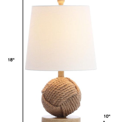 18" Clear Novelty Table Lamp LED With Globe Shade