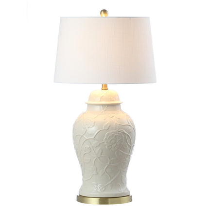 30" Gold Novelty Table Lamp LED With Empire Shade