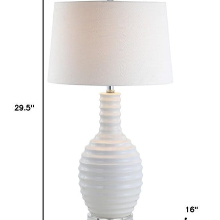 30" Clear Novelty Table Lamp LED With Globe Shade