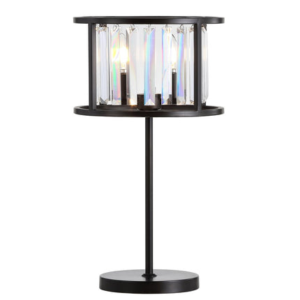 22" Antiqued Bronze Novelty Table Lamp LED With Globe Shade