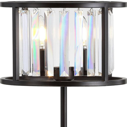 22" Antiqued Bronze Novelty Table Lamp LED With Globe Shade