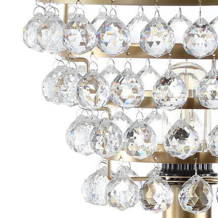 25" Gold Novelty Table Lamp With Drum