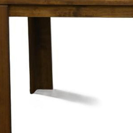 63" Walnut Solid Wood Dining Table
