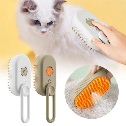 Cat Steam Brush Steamy Dog Brush3In1Electric Spray Cat Hair Brushes For Massage Pet ...