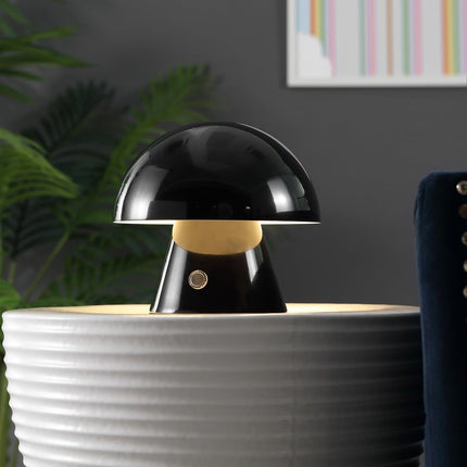 7" Clear Novelty USB Table Lamp With Globe Shade