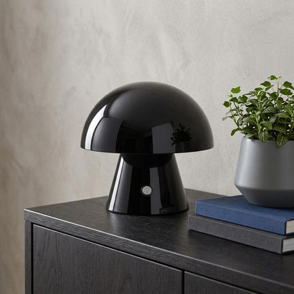 7" Clear Novelty USB Table Lamp With Globe Shade