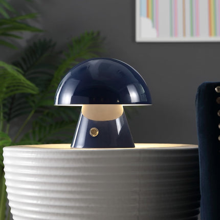 7" Clear Novelty USB Table Lamp With Globe Shade