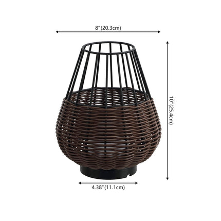 Set of Two 10" Black Round USB Table Lamps LED With Globe Shades