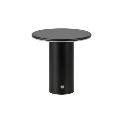 Set of Two 8" Clear USB Table Lamps LED