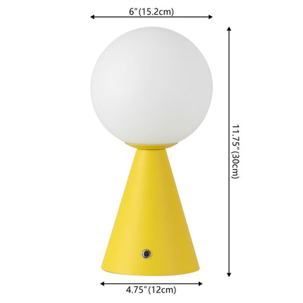 Set of Two 12" Clear Lighthouse USB Table Lamps