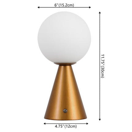 Set of Two 12" Clear Lighthouse USB Table Lamps LED
