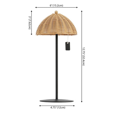 Set of Two 13" Black Novelty USB Table Lamps LED With Globe Shades