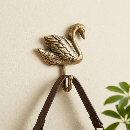 4" Gold Frame Material Bird Wall Hook Wall Hooks