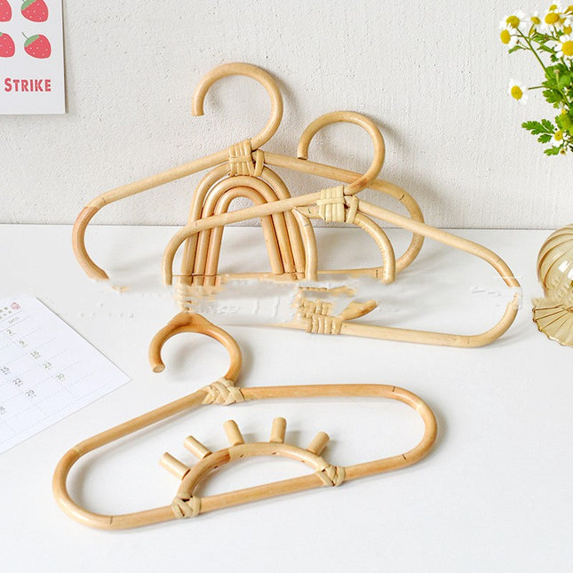 Handmade Rattan Clothes Hanger For Children